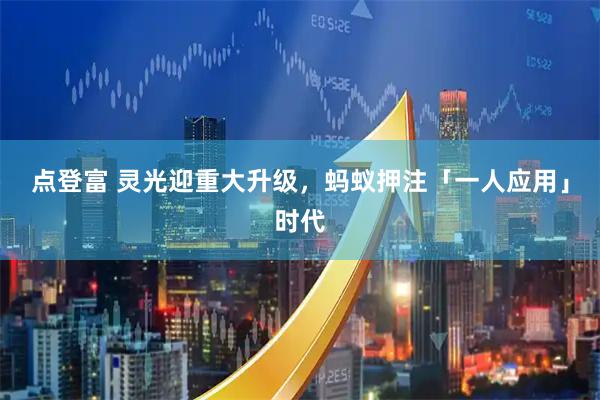 点登富 灵光迎重大升级，蚂蚁押注「一人应用」时代